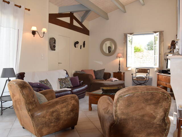 location de villa de luxe à l'île le de Ré maison la flotte